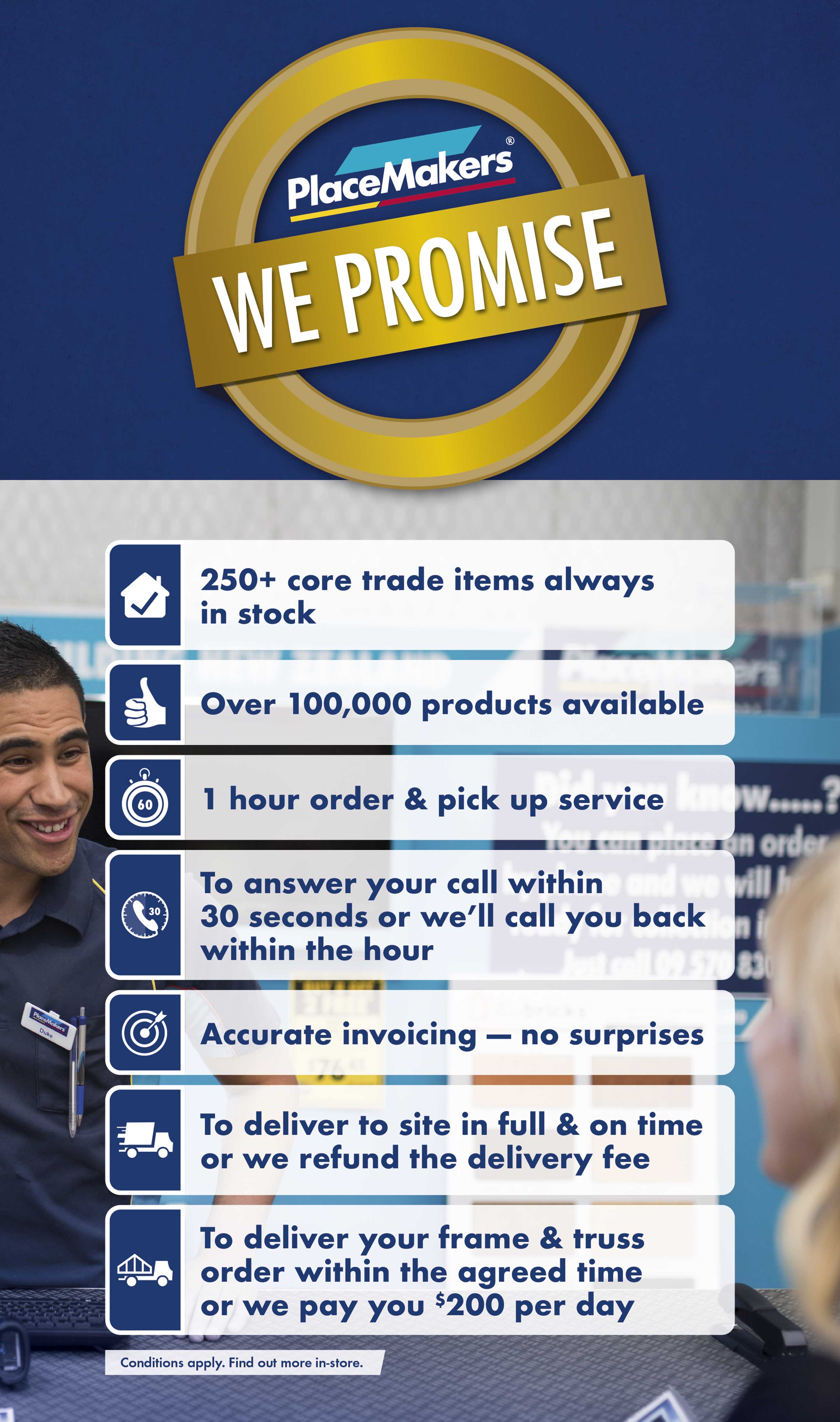 Service Promise Banner