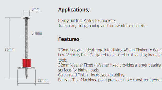 Iccons PXW75 Drive Pins