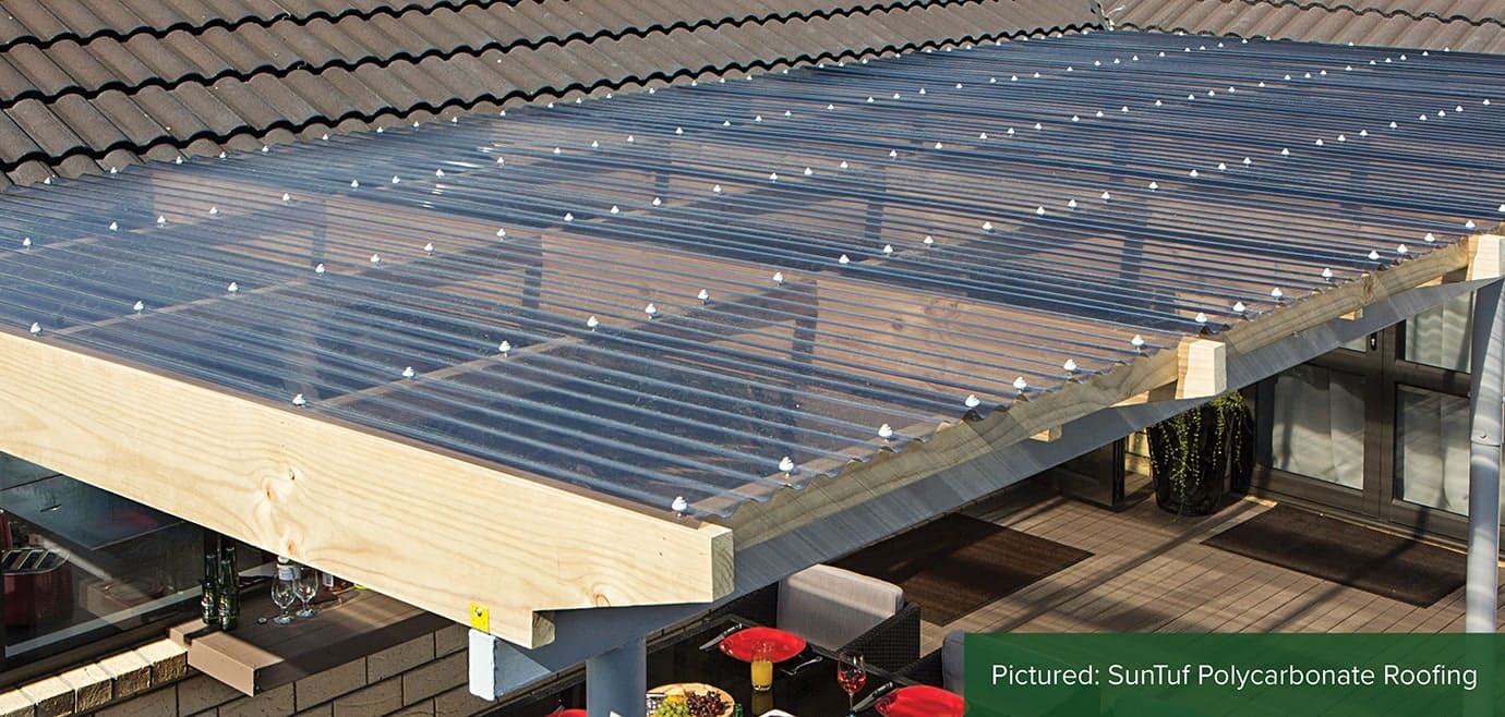 SunTuf Polycarbonate Roofing Image
