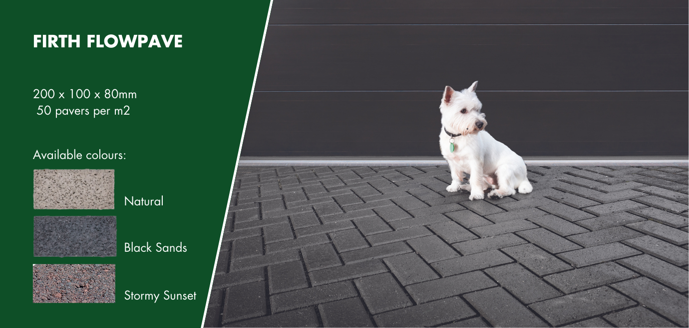 Permeable Pavers Flowpave with Dog