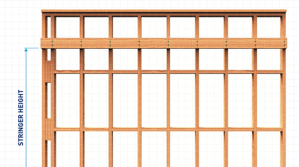 STUD-LOK Stringer to Stud Fixing
