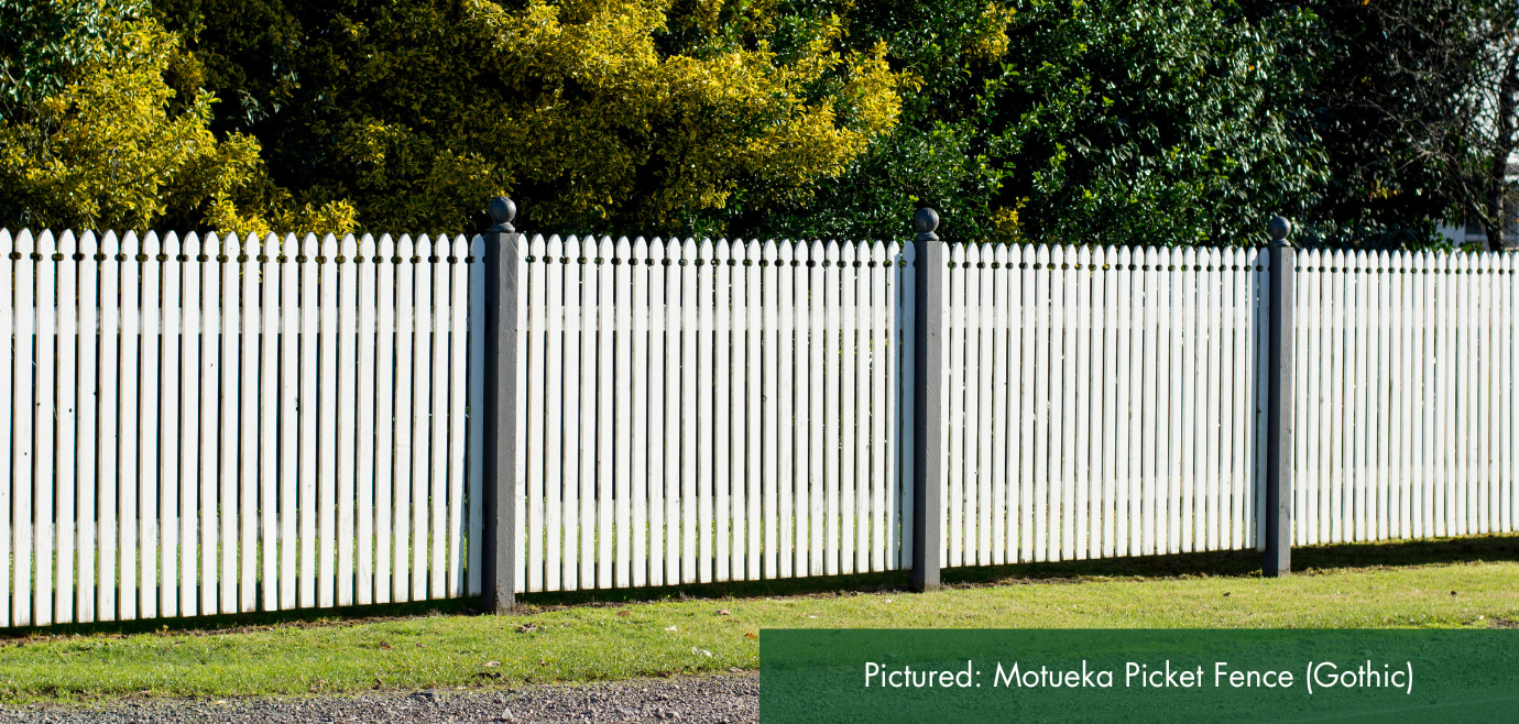 Timber Fencing Image 6 Gothic Picket Fence