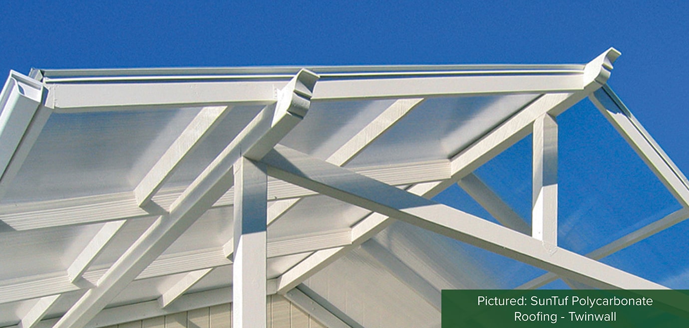 SunTuf Polycarbonate Roofing - Twinwall